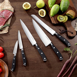 8-Piece Steak Knife Set with Triple Riveted ABS Handle - pickwillstore